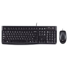 Bộ bàn phím chuột Logitech MK120 (USB, Có dây)