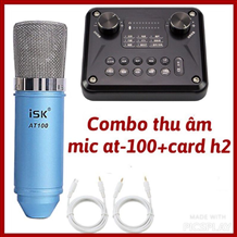 Combo Bộ Míc Livestream AT100 + auto tune HF6000